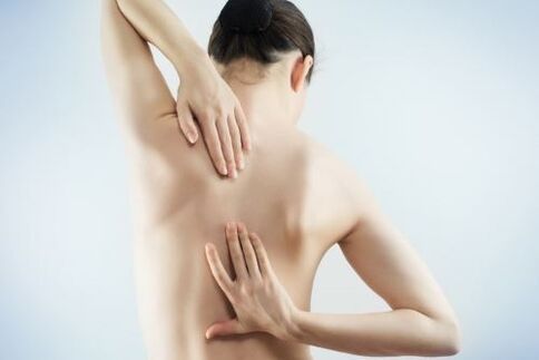 Osteokondrozda sırt ağrısı